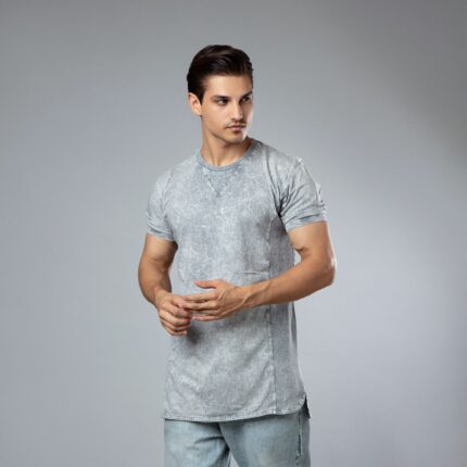 تی شرت لانگ آستین کوتاه مردانه باینت مدل 555-2