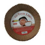 ورق نسوز شیرینی‌ پزی مدل کاغذ سرخکن هواپز طرح Air fryer مجموعه 50 عددی