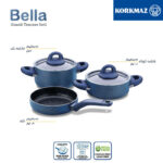 سرویس قابلمه 5 پارچه کرکماز مدل Bella A2869