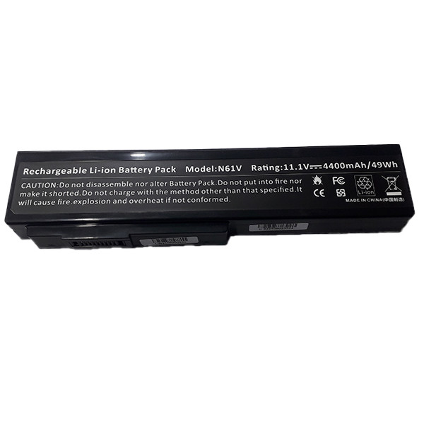 باتری لپ تاپ 6 سلولی مدل 61 مناسب برای لپ تاپ ایسوس N61/M50/N64/N43/N53/X64