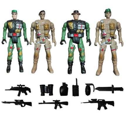 اسباب بازی جنگی مدل سرباز  کد N5 مجموعه 13 عددی