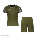 ست تی شرت و شلوارک ورزشی مردانه پانیل مدل 1110A