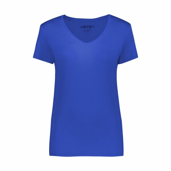 تی شرت زنانه کوتون مدل 0YAK13640OK-Blue
