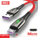 کابل تبدیل USB به MicroUSB لیتو مدل LD-51 طول 1 متر