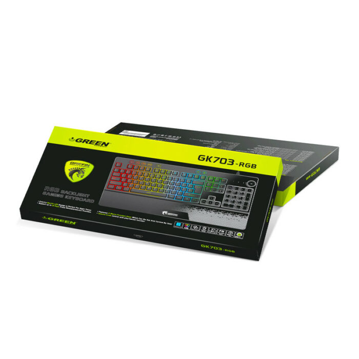 کیبورد مخصوص بازی گرین مدل GK703-RGB