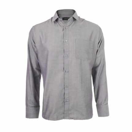 پیراهن آستین بلند مردانه ناوالس مدل Pk3-8020-GY