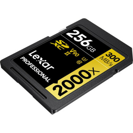 کارت حافظه SDXC لکسار مدل Professional کلاس 10 استاندارد UHS-I U3 سرعت 300MBps ظرفیت 256 گیگابایت