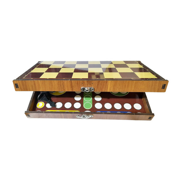 بازی فکری منچ و شطرنج مدل 4in
