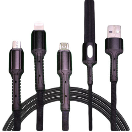 کابل تبدیل USB به microUSB/USB-C/لایتنینگ گو-دس مدل GD-UC511 طول 1.2 متر
