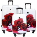 مجموعه سه عددی چمدان ساکسولاین مدل ROSES B35H0