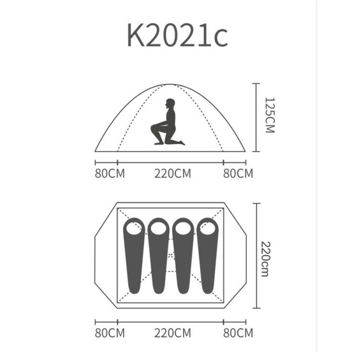 چادر پکینیو مدل K2021C کد F2022