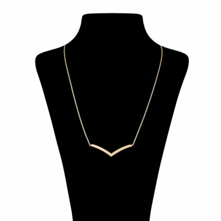 گردنبند طلا 18 عیار زنانه ماهک مدل MM0404 طرح هفت باز - دلبری