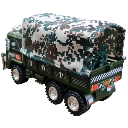 اسباب بازی جنگی مدل کامیون ارتشی حمل سربازان