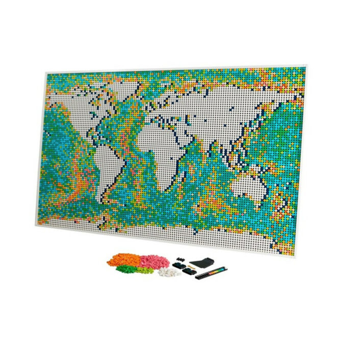 لگو سری Art مدل World Map کد 31203