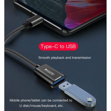مبدل OTG USB-C به USB3.0 یسیدو مدل GS01