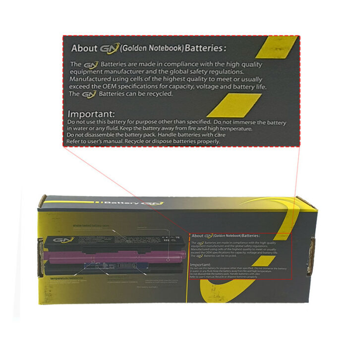 باتری لپ تاپ 3 سلولی گلدن نوت بوک دل X541 مناسب برای لپ تاپ  X541/X541S/R541N/R541U/F541/F541U