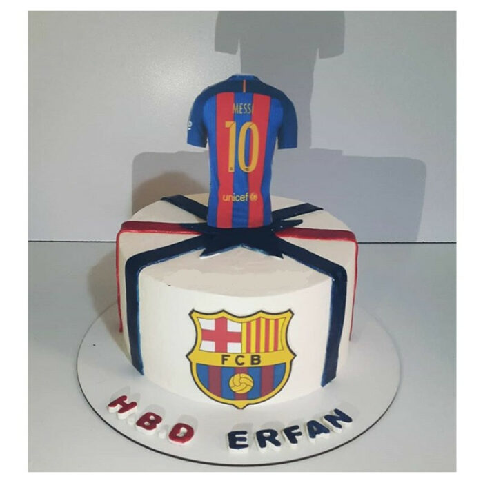 تاپر تزیین کیک به گز مدل بارسلونا