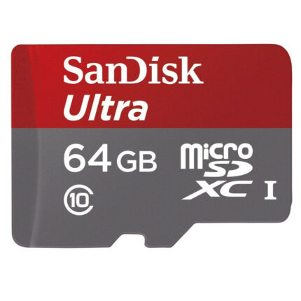 کارت حافظه سندیسک  MicroSDXC مدل Ultra A1 کلاس 10 استاندارد UHS-I سرعت 120MBps ظرفیت 64 گیگابایت