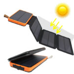 شارژ همراه خورشیدی مدل Solar4Fold ظرفیت 20000 میلی آمپر ساعت