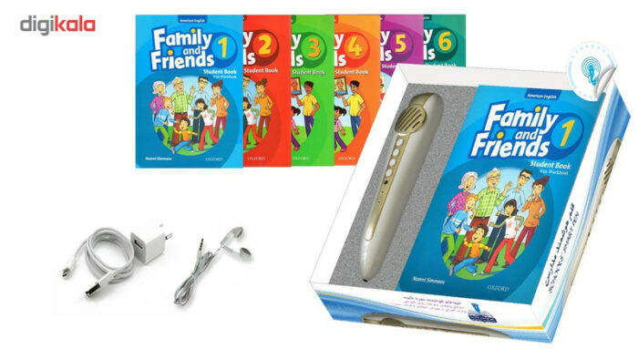 بازی آموزشی زبان انگلیسی همراه با برچسب های مخصوص کتابهای Family And Friends آوای هوشمند قلم