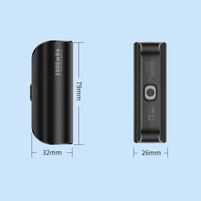 پاوربانک مدل Mini Finger Magnet ظرفیت 5000 میلی آمپر ساعت
