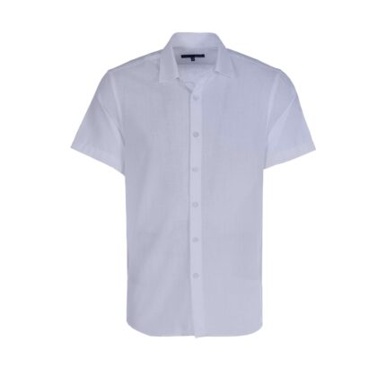 پیراهن آستین کوتاه مردانه پاتن جامه مدل 121721010127000 رنگ سفید