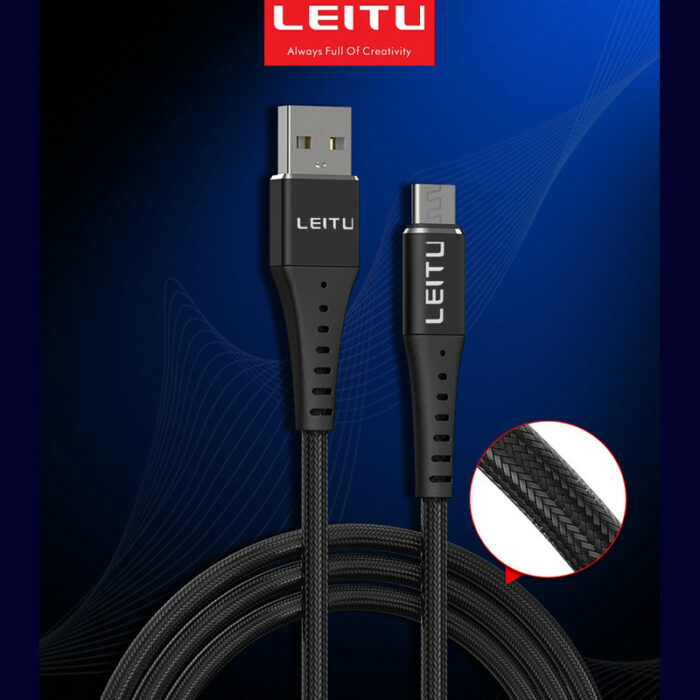 کابل تبدیل USB به MicroUSB لیتو مدل LD-8 طول 1 متر