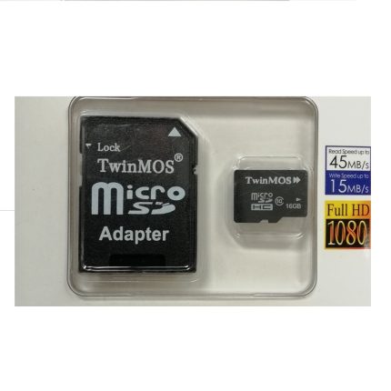 کارت حافظه microSD توین موس  مدل HC کلاس 10 استاندارد SDV2.0/V3.0 سرعت 45MBps ظرفیت 16 گیگابایت به همراه آداپتور SD